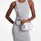 Jet Set Large Printed Signature Logo Crossbody Bag