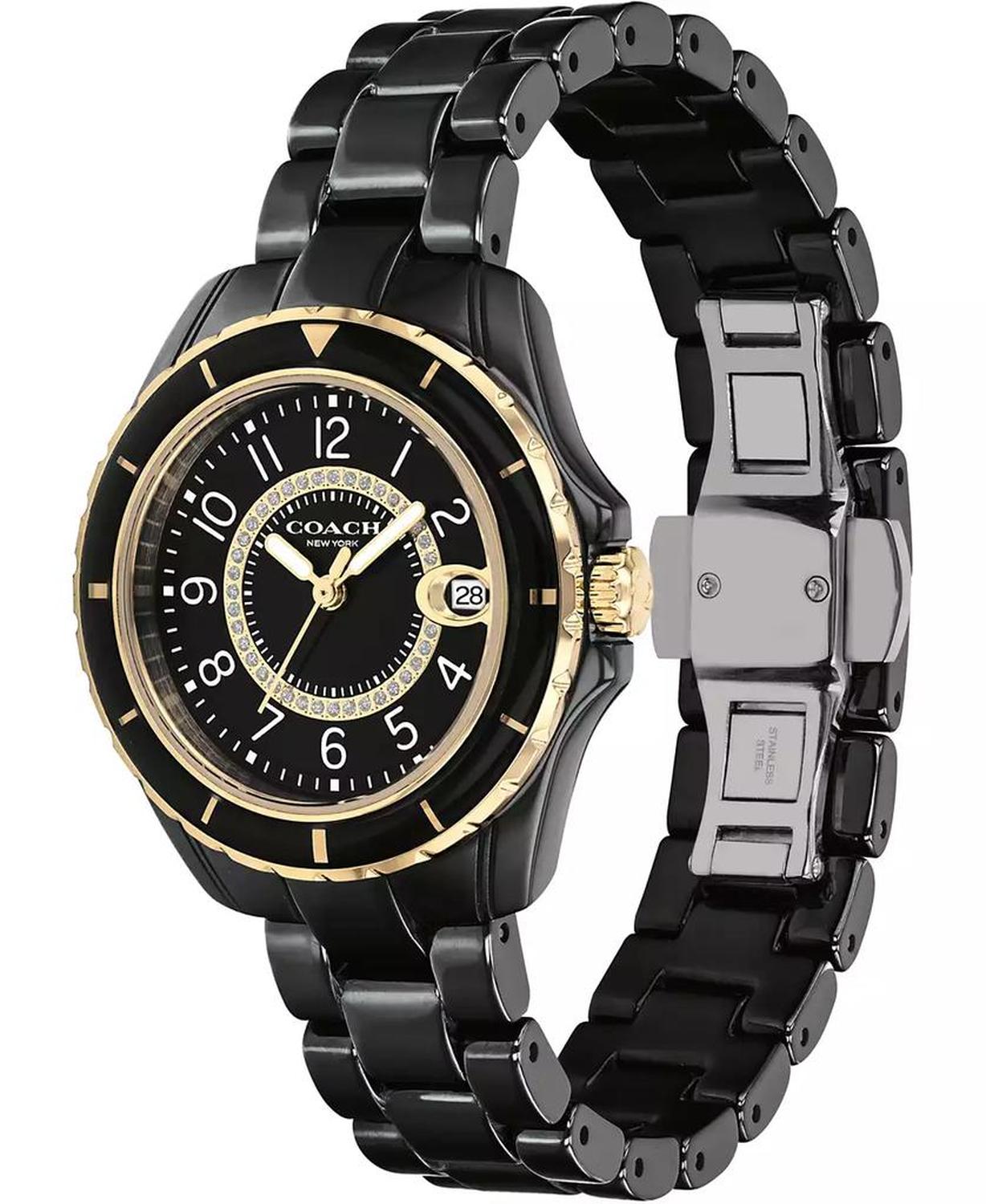 Women's Preston Black Ceramic Bracelet Watch 32mm