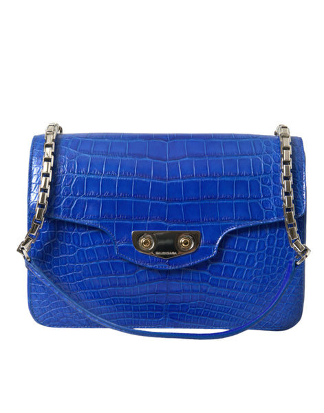 【VIP価格】BALENCIAGA Chic Alligator Skin Chain Shoulder Bag Balenciaga Chic Alligator Skin Chain Shoulder Bag