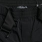Dolce & Gabbana Black Red Leopard Print Nylon Jogger Pants