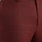 Dolce & Gabbana Maroon Wool Men Skinny Dress Pants