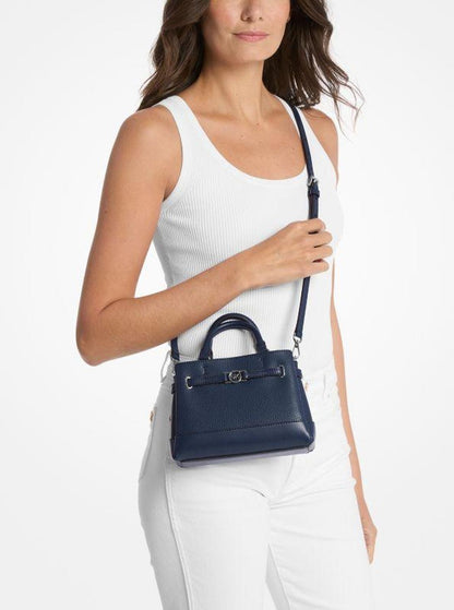Reed Extra-Small Pebbled Leather Satchel