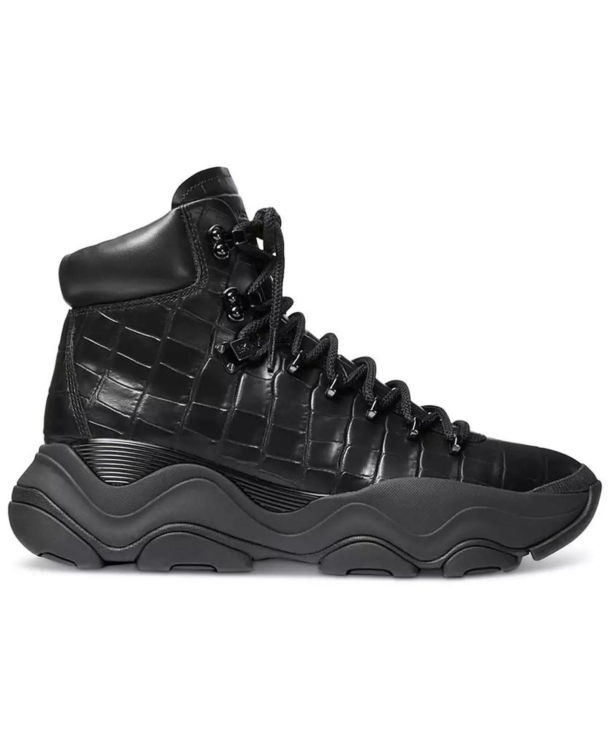 Men's Atlas Croc Embossed Leather Boot