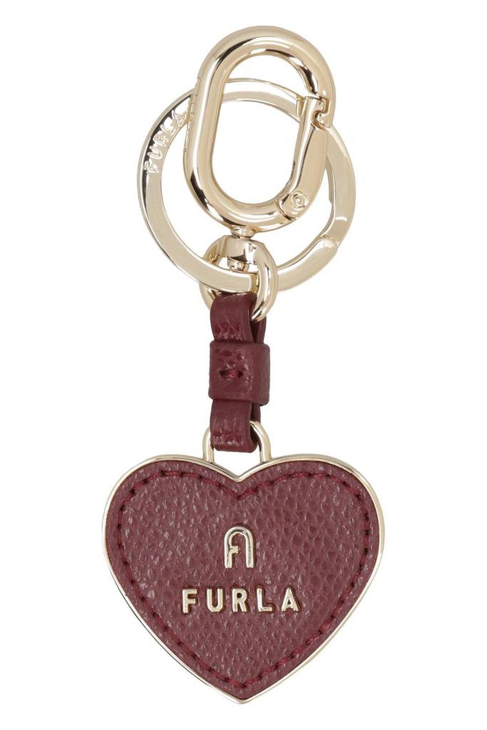 Furla Camelia Logo Lettering Keyring