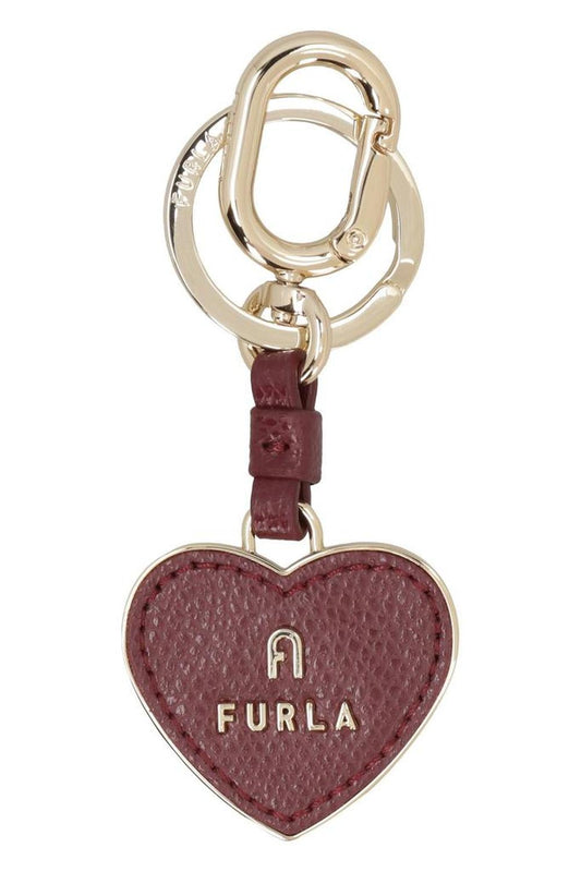 Furla Camelia Logo Lettering Keyring