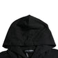 Dolce & Gabbana Black Cotton Hooded Sweatshirt Sweater