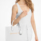 Mirella Medium Pebbled Leather Tote Bag