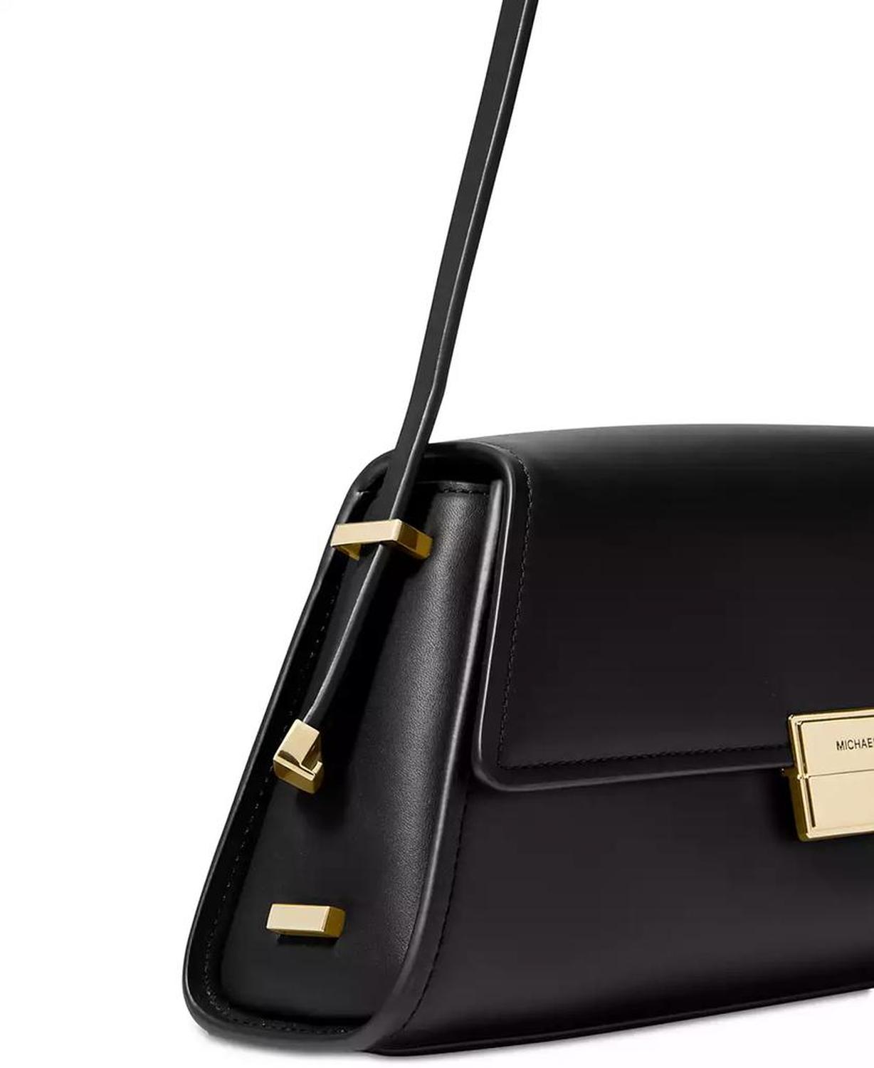 Ludlow Small Leather Convertible Shoulder Bag