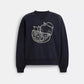 Orange Crewneck Sweatshirt