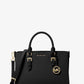 Sally Medium 2-in-1 Saffiano Leather and Logo Satchel