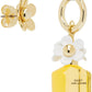 Gold Mini Icon Daisy Earrings