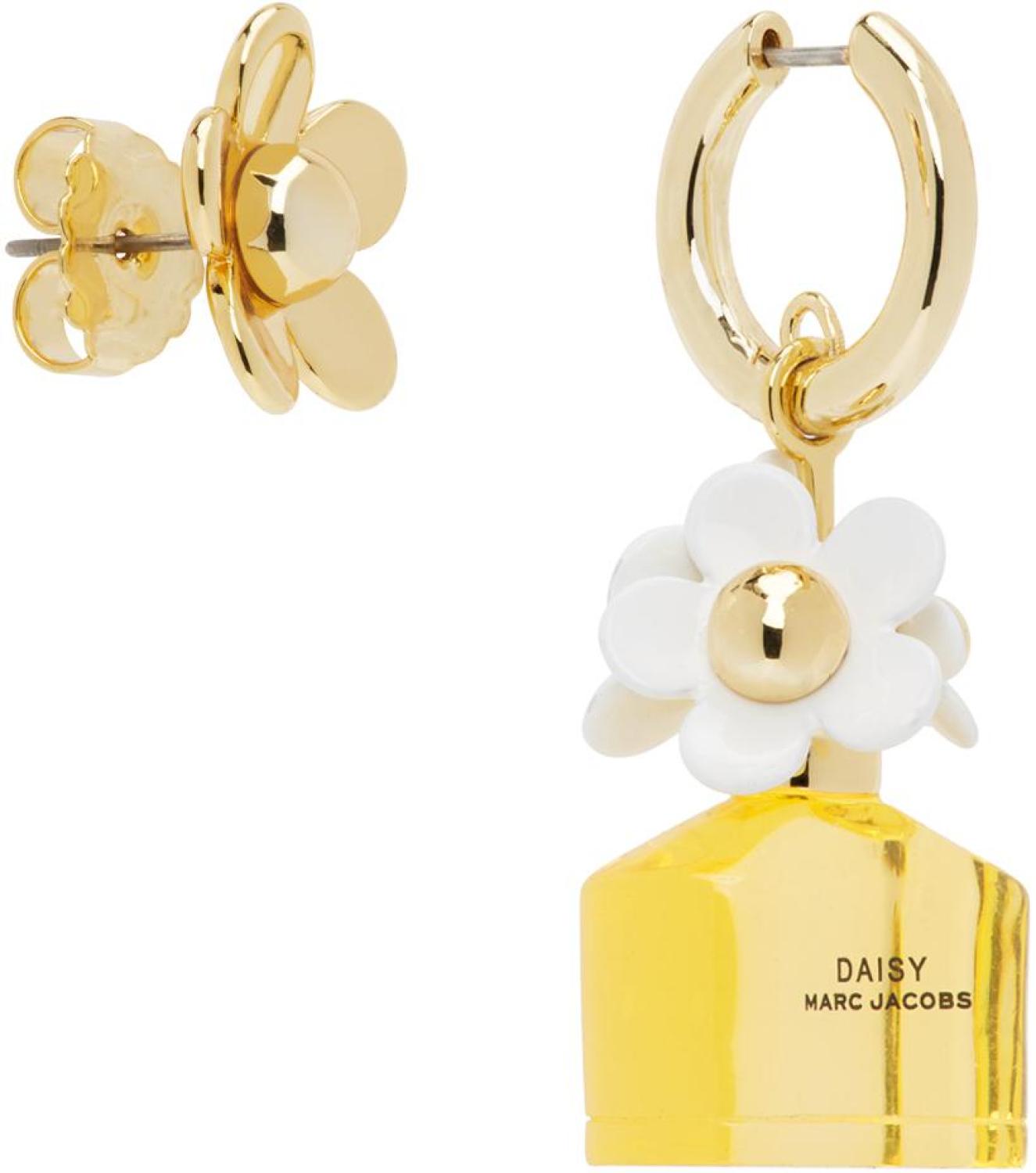 Gold Mini Icon Daisy Earrings