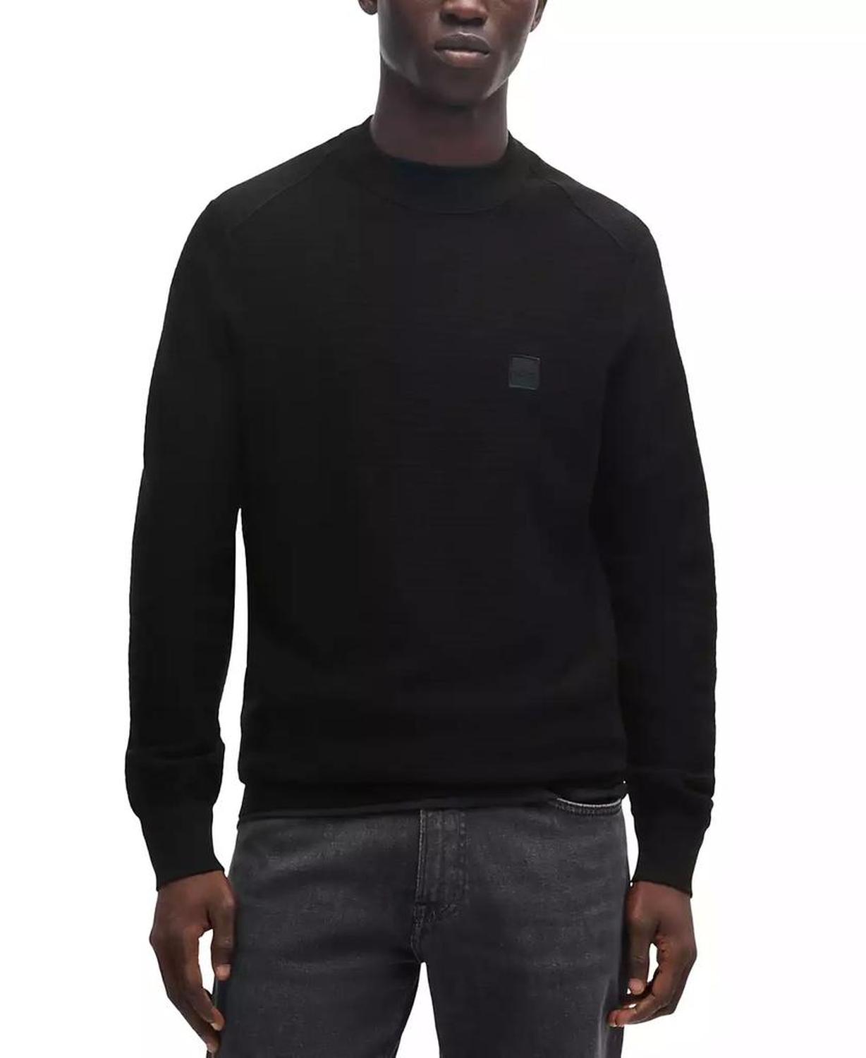 Men's Logo Patch Regular-Fit Sweater