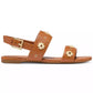 Women's Spade Flower Studded Flat Sandals