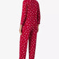 Women's 2-Piece Sleepwear 3/4-Sleeve Top and Pajama Pants Set