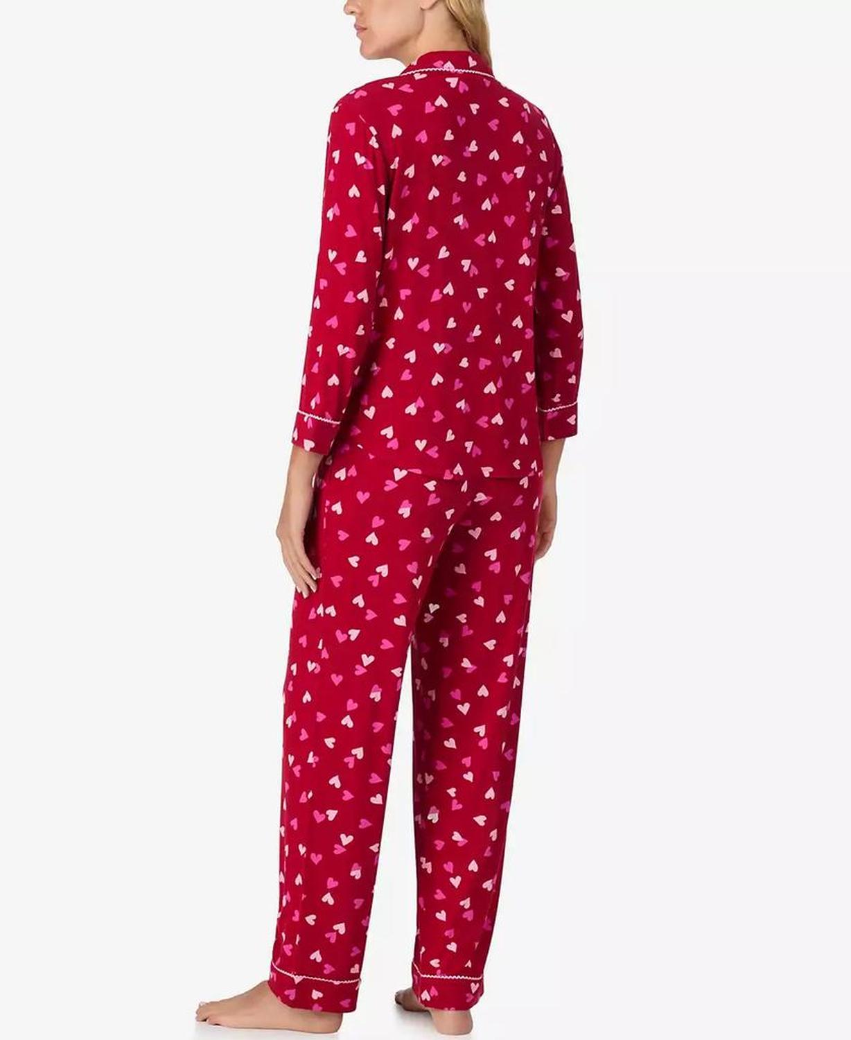 Women's 2-Piece Sleepwear 3/4-Sleeve Top and Pajama Pants Set