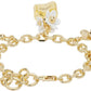 Gold Daisy Charm Bracelet