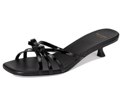 Carolina Patent Leather Kitten Heel Sandal