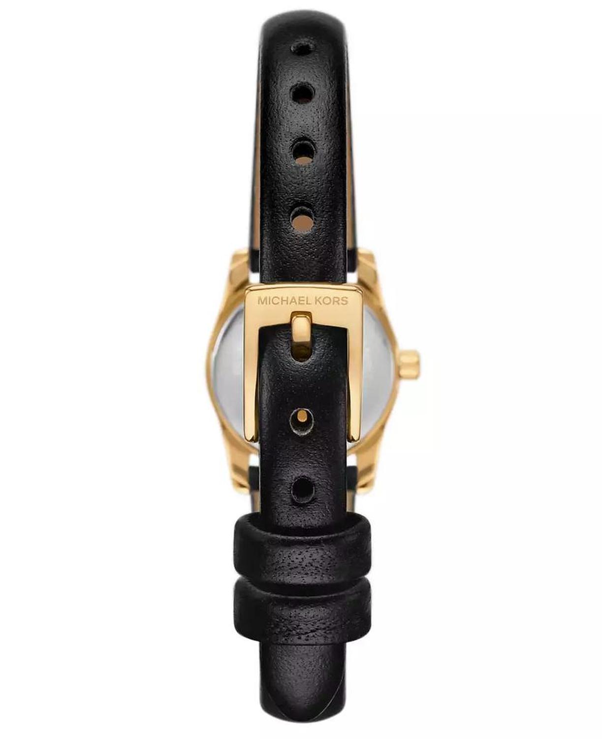 Women's Lexington Black Leather Watch, 19mm
