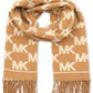 Women's Metallic Logo Wrap Scarf