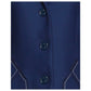 Love Moschino Elegant Embroidered Heart Wool Coat
