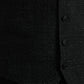 Dolce & Gabbana Black Brown Silk Waistcoat Dress Formal Vest
