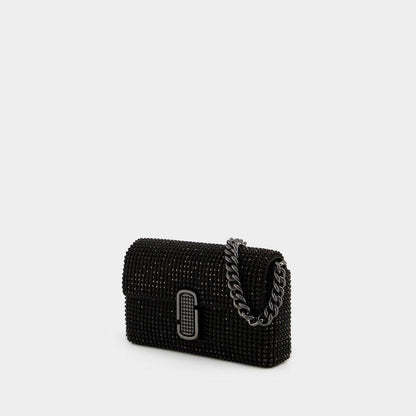 The Mini J Marc Shoulder Bag - Mesh - Black