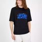 Men's Nafralo Short Sleeve Crewneck Logo Graphic T-Shirt