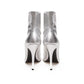 Giuseppe Zanotti Silver Leather Boot