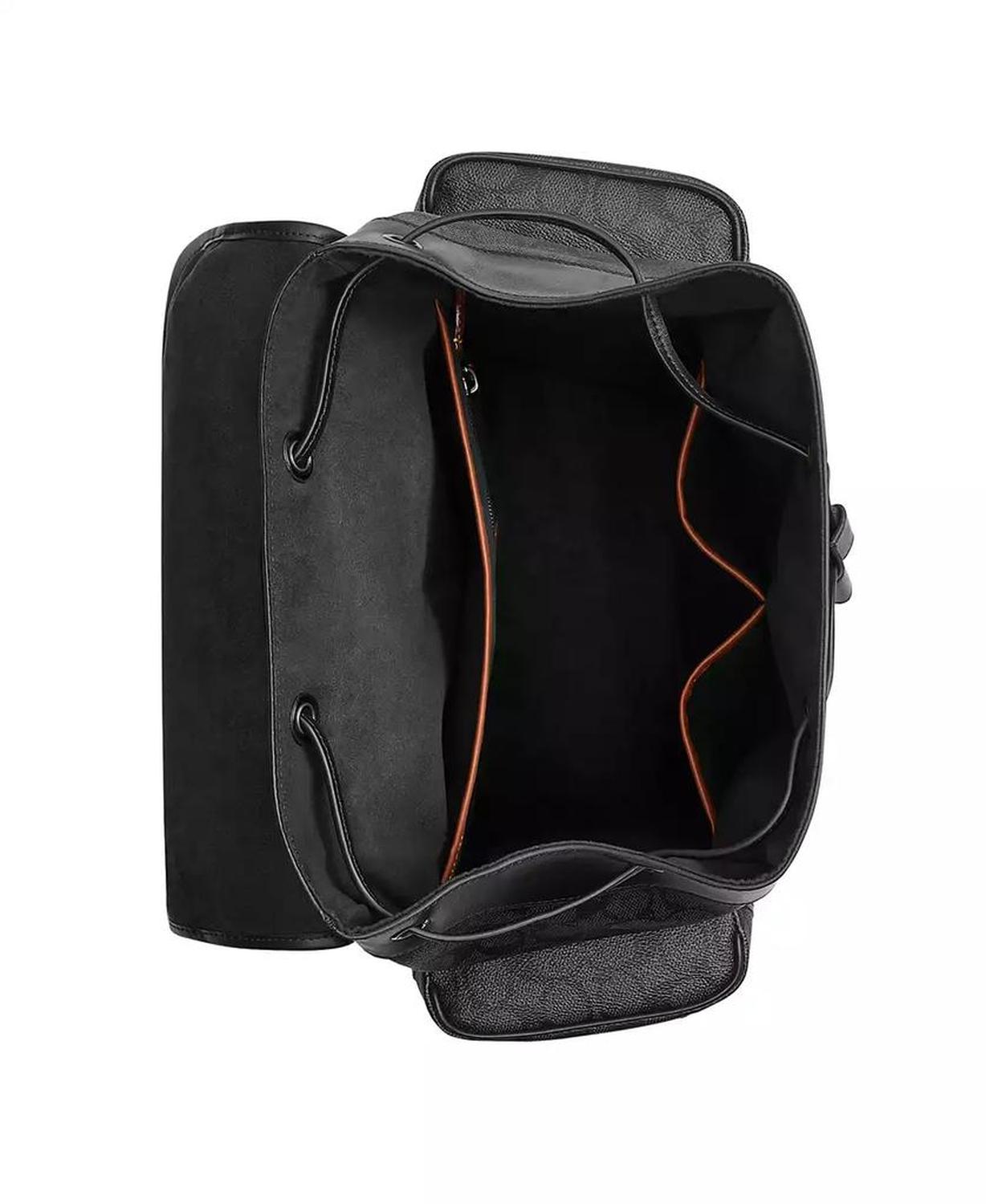coach hitch backpack in signature canvas Men's Hitch Signature Canvas with Patches Backpack