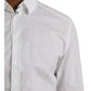 Dolce & Gabbana White Cotton Long Sleeve Dress GOLD Shirt