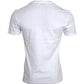 Dolce & Gabbana White Cotton DG Applique Men Casual T-shirt