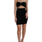 Dolce & Gabbana Black Cut Out Sleeveless Bodycon Mini Dress