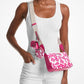 Jet Set Small Sequined Floral Print Crossbody Bag with Case for Apple Airpods Pro®