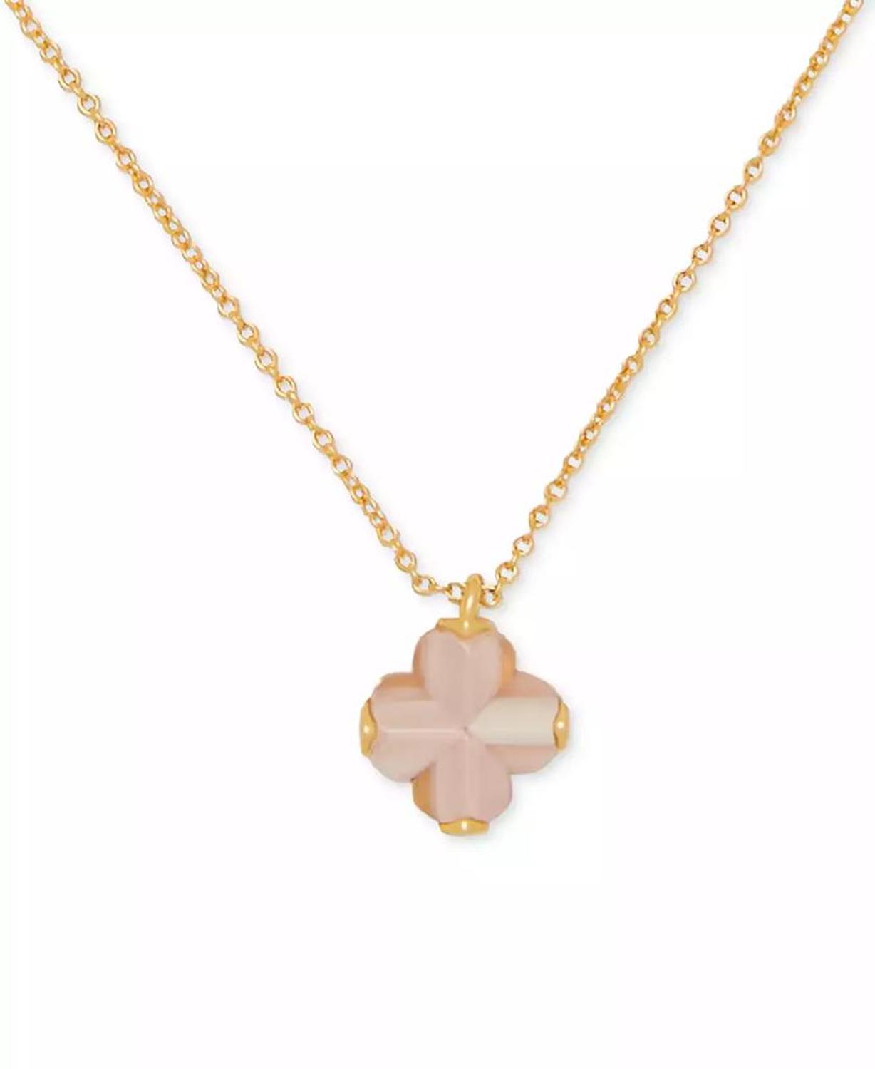 Gold-Tone Mini Pendant Necklace, 16" + 3" extender
