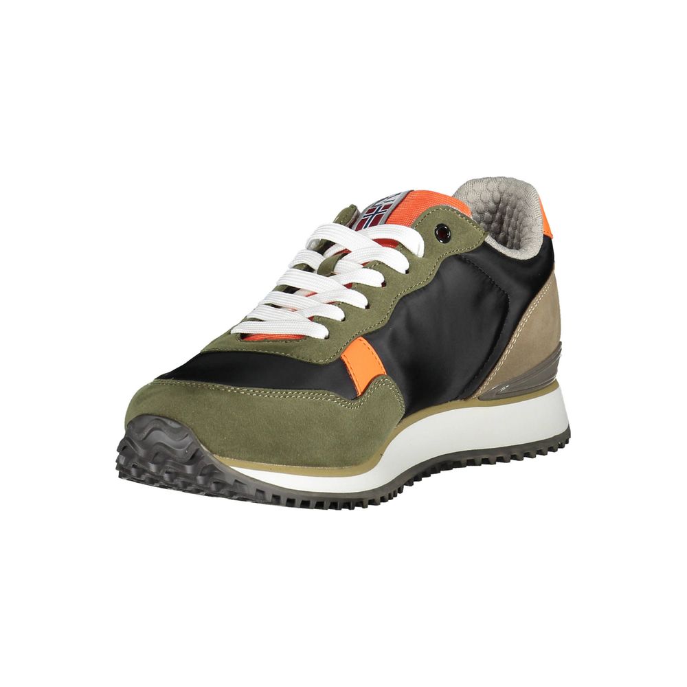 Napapijri Green Polyester Men Sneaker