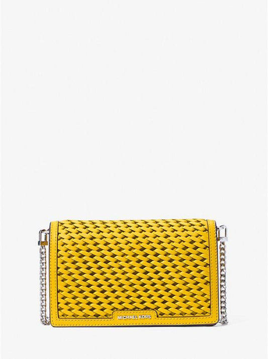 Jet Set Medium Hand-Woven Leather Crossbody Bag