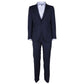 Made in Italy Blue Virgin Wool Men's Suit