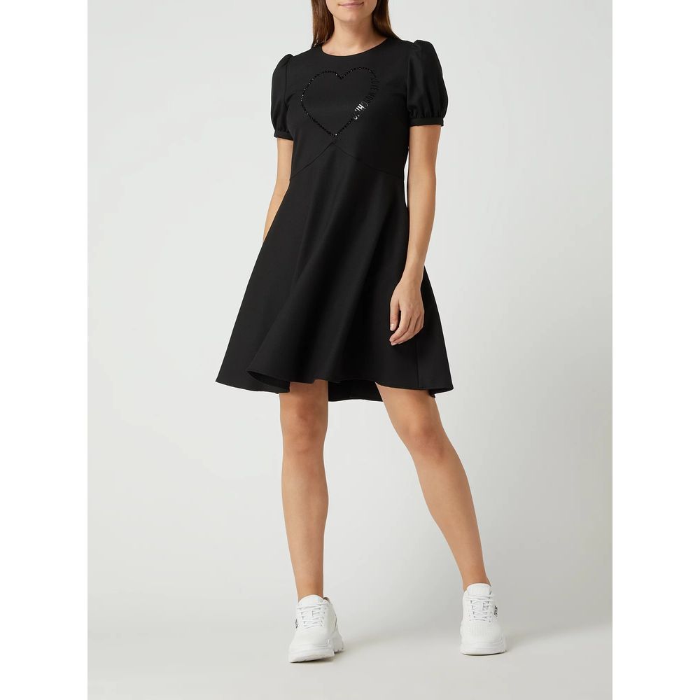 Love Moschino Black Polyester Women Dress Love Moschino Black Polyester Women Dress