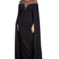 Marchesa Notte Cape Gown