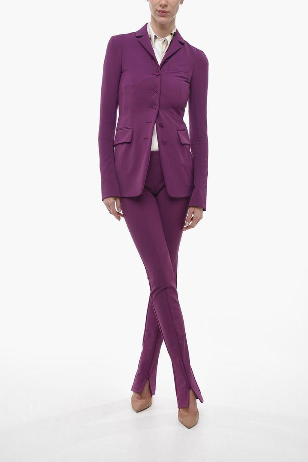 Stretch Fabric SPEZIE Blazer with Mocro Lapel
