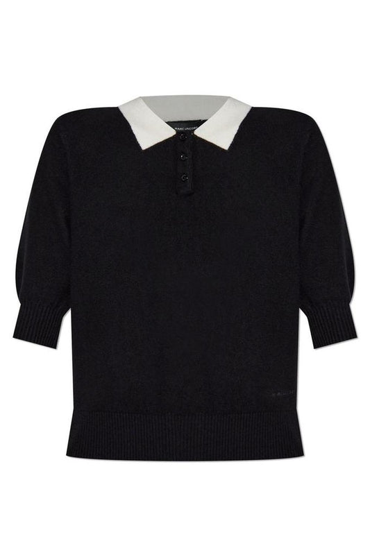 Marc Jacobs Trompe L'Oeil Knit Polo Shirt