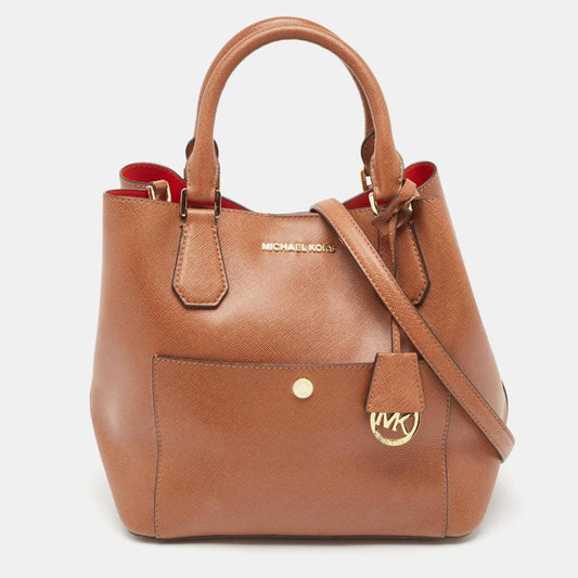 Michael Kors Saffiano Leather Greenwich Tote