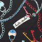 Women's Lock and Key Silk Square Scarf