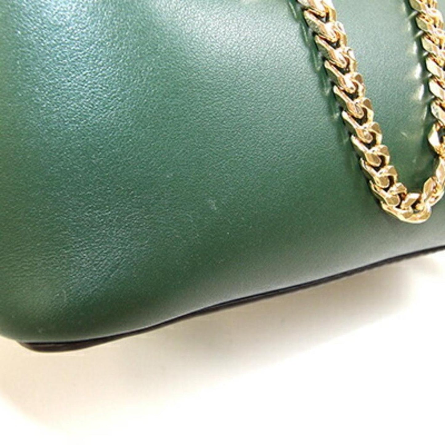 Leather Handbag Shoulder Bag (Pre-Owned)