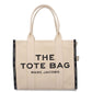 Large 'The Jacquard Tote' Bag – Beige
