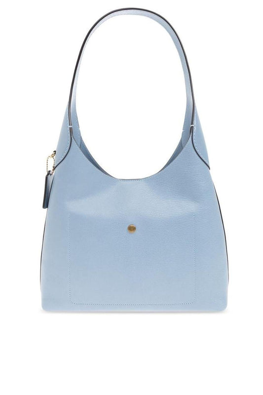 Coach Brooklyn 28 Logo Detailed Shoulder Bag