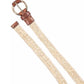 32mm Woven Raffia Belt