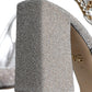 Dolce & Gabbana Silver Crystal Slingback Heels Sandals Shoes