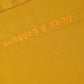Dolce & Gabbana Dark Yellow Logo Cotton Round Neck T-shirt